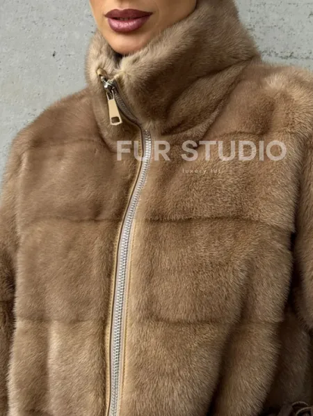 Норковая куртка - фото 1