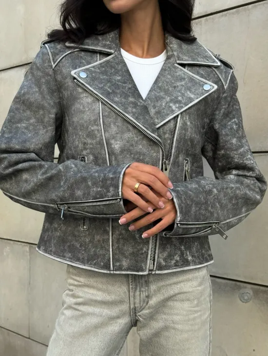 Косуха из натуральной кожи  VINTAGE COLLECTION - фото 8