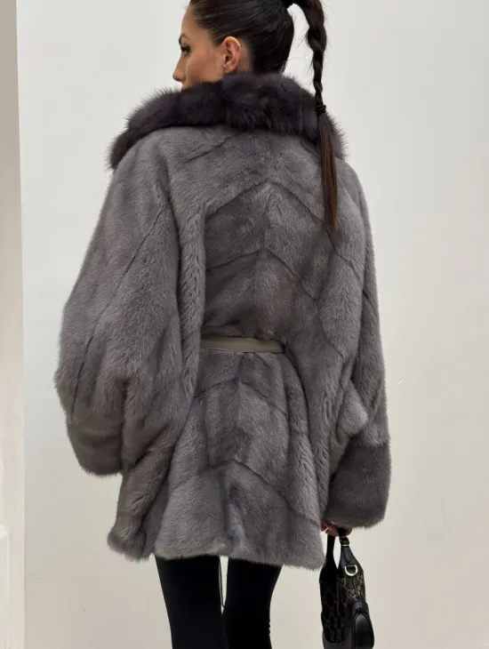 Полушубок норковый 