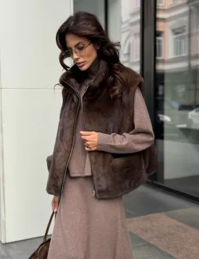 Жилет из норки - фото 5