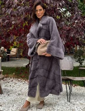 Норковая шуба оверсайз - фото 5