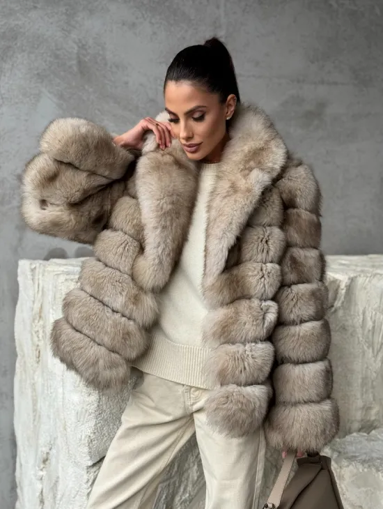 Шуба из песца - фото 10