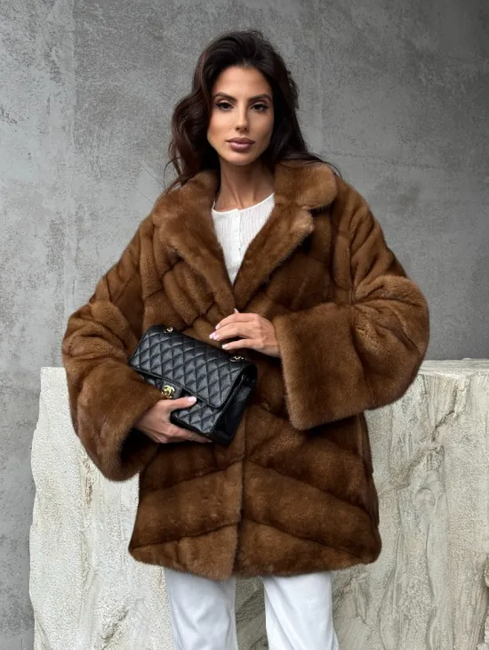 Полушубок норковый - автоледи - фото 8