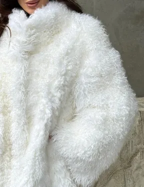 Шуба из альпаки - фото 1