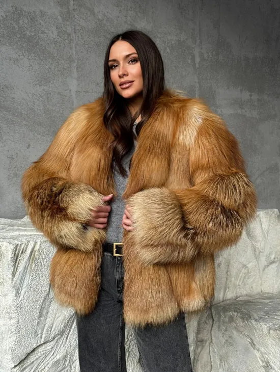 Шуба из лисы - фото 5