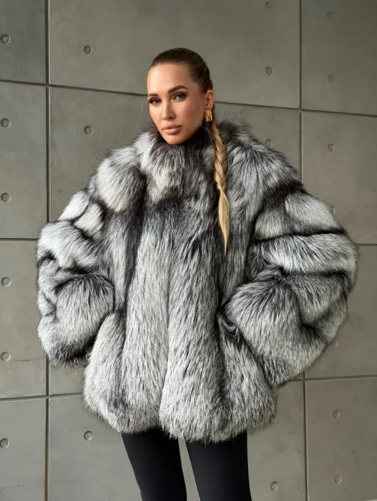 Шуба из чернобурки - фото 11