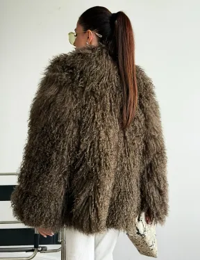 Шуба из лама - фото 8