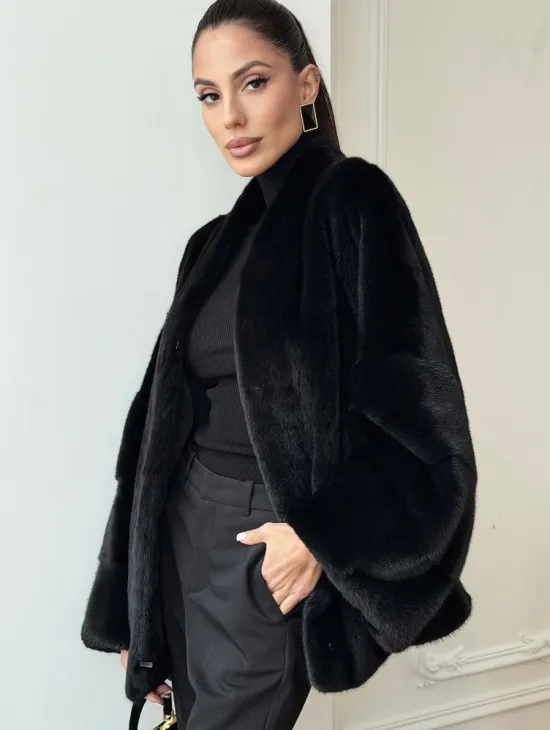 Норковая шуба из аукционного меха Saga Furs Mink - фото 2