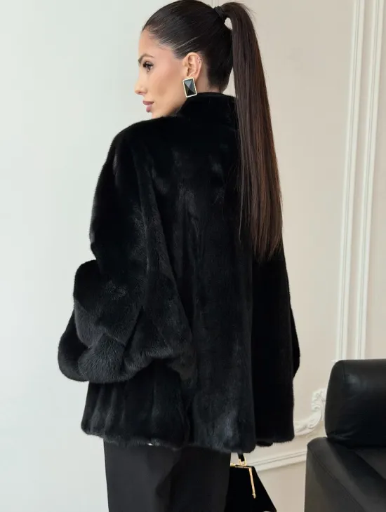 Норковая шуба из аукционного меха Saga Furs Mink - фото 4