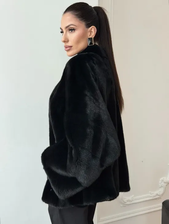 Норковая шуба из аукционного меха Saga Furs Mink - фото 6