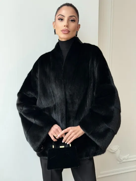 Норковая шуба из аукционного меха Saga Furs Mink - фото 7