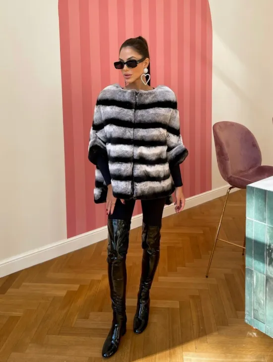 Куртка из меха орилаг под шиншиллу - фото 3