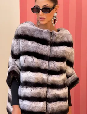 Куртка из меха орилаг под шиншиллу - фото 0