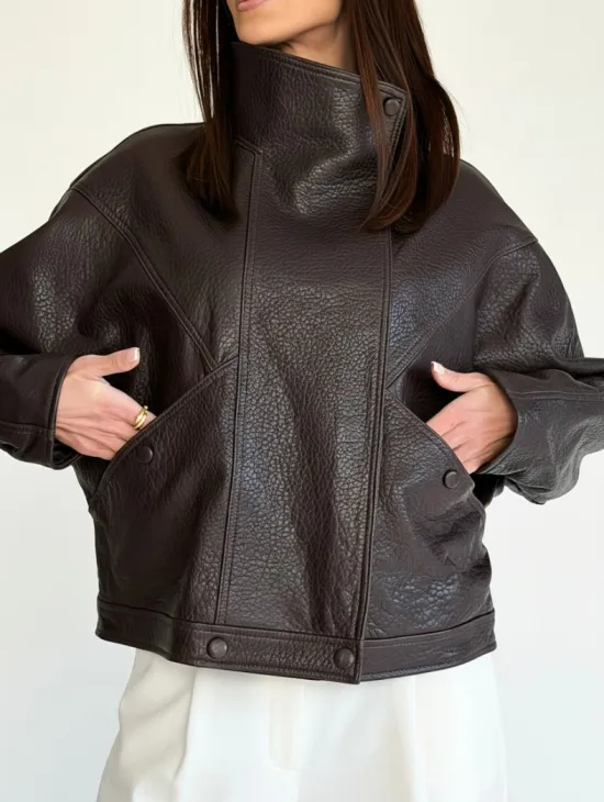 Женская кожаная куртка - фото 3