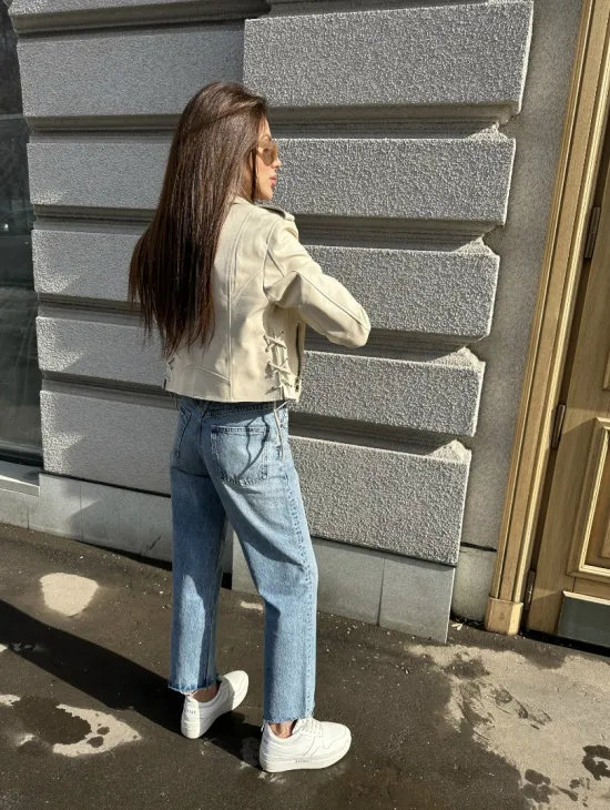 Куртка - косуха из натуральной кожи - фото 4